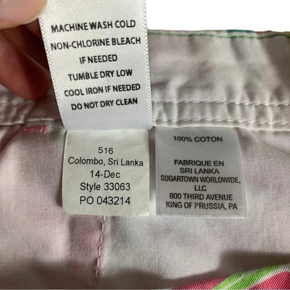 Lily Pulitzer Women’s The Buttercup Short Size 00 100%  Cotton Floral - Picture 6 of 14